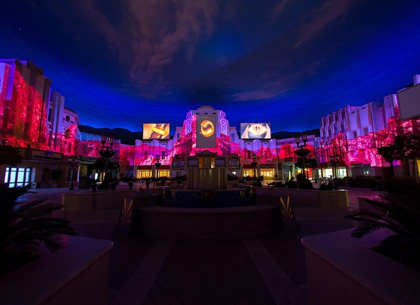 Cinema Spectacular Show at Warner Bros. World Abu Dhabi.